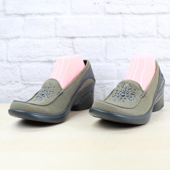 B-ZEES Evie Brown Embellished Comfort Soft Arch Support Slip On Shoes Size 10 M - Picture 2 of 9